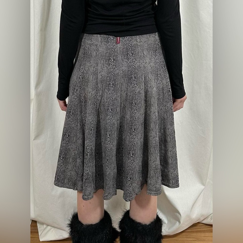Hard Tail Snake Print Midi Skirt - Picture 4 of 8